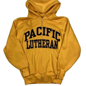 Y2K Pacific Lutheran University zip up hoodie